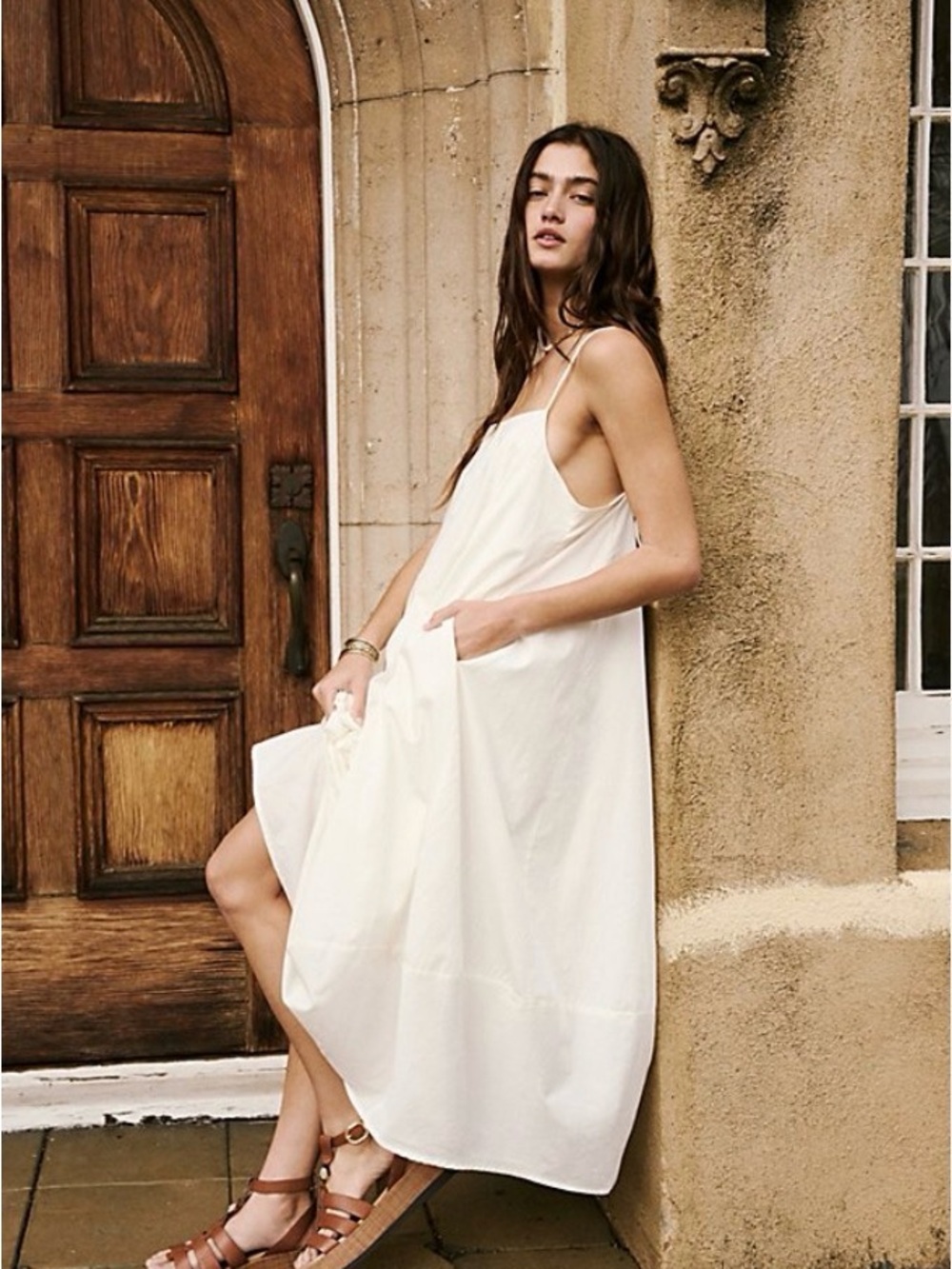 Free People Struttin Midi Dress